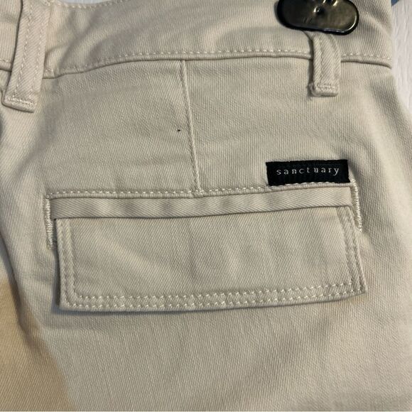 Sanctuary Palmer Cigarette Chino Pant Moonstone Size 25 - Picture 6 of 10